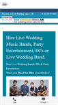 Mobile Screenshot of liveweddingmusic.co.uk